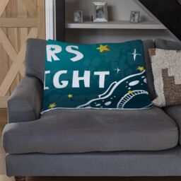 Benjamin Tate Design The Stars Are Ours Tonight Blanket in Natural - Size: 120 cm x 150 cm - thumbnail 2