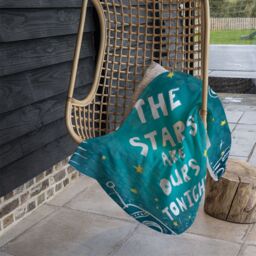 Benjamin Tate Design The Stars Are Ours Tonight Blanket in Natural - Size: 120 cm x 150 cm - thumbnail 4