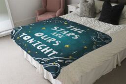 Benjamin Tate Design The Stars Are Ours Tonight Blanket in Natural - Size: 120 cm x 150 cm - thumbnail 3