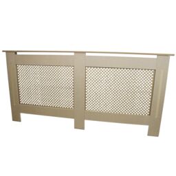 Monstershop Radiator Cover MDF Unfinished 1720mm in Light Brown