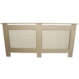 Monstershop Radiator Cover MDF Unfinished 1720mm in Light Brown - thumbnail 3