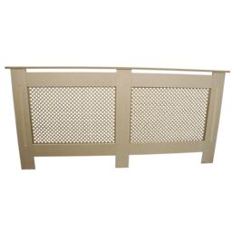 Monstershop Radiator Cover MDF Unfinished 1720mm in Light Brown - thumbnail 4