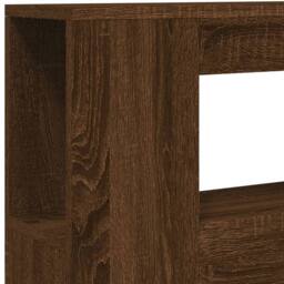 Berkfield Home LED Headboard Brown Oak 100x18.5x103.5 cm Engineered Wood - thumbnail 9