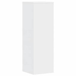 Berkfield Home Plant Stands 2 pcs White 33x33x100 cm Engineered Wood - Size: 33 x 33 x 100 cm - thumbnail 5