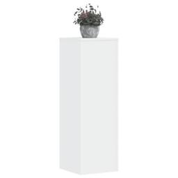 Berkfield Home Plant Stands 2 pcs White 33x33x100 cm Engineered Wood - Size: 33 x 33 x 100 cm - thumbnail 1