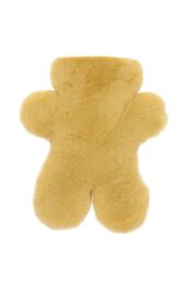 Fenland England 'Teddy' Real Sheepskin Water Bottle in Yellow - thumbnail 1