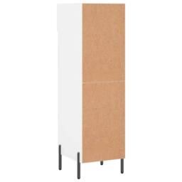 Berkfield Home Shoe Cabinet White 30x35x105 cm Engineered Wood - Size: 30 x 35 x 105 cm - thumbnail 8