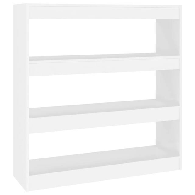 Berkfield Home Book Cabinet/Room Divider White 100x30x103 cm - Size: 100 x 30 x 103 cm - image 1
