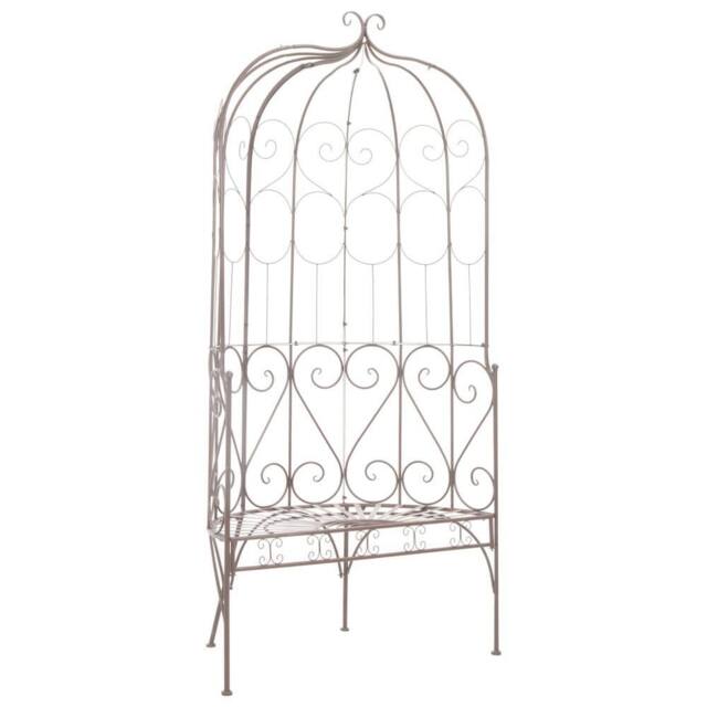 Berkfield Home Garden Bench 95 cm Iron Antique Brown - image 1