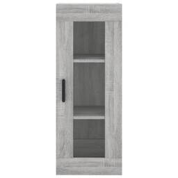 Berkfield Home Highboard Grey Sonoma 34.5x34x180 cm Engineered Wood - thumbnail 8