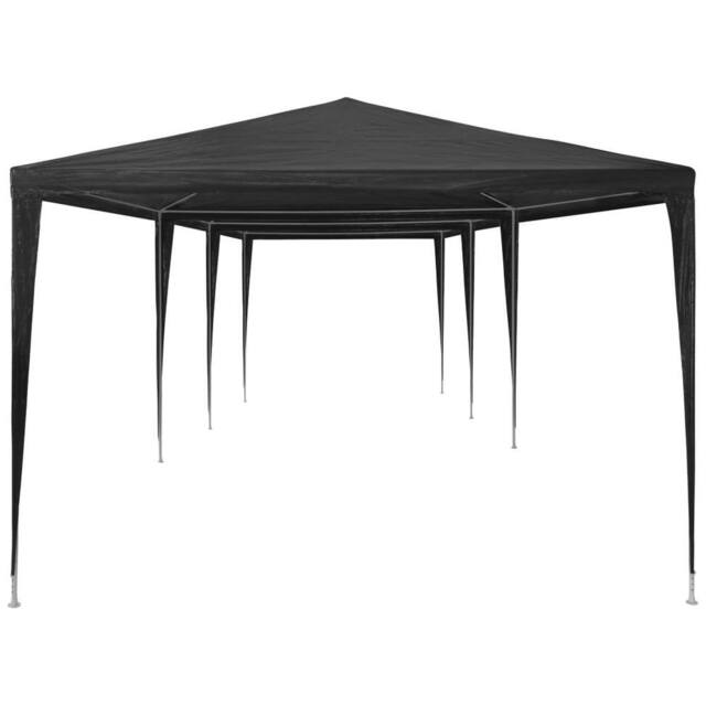 Berkfield Home Party Tent 3x9 m PE Anthracite in Black - image 1