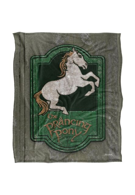 Warner Brothers Lord Of The Rings Officially Licensed Silky Touch Super Soft Throw Blanket 152 x 127 cm in White - image 1