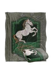 Warner Brothers Lord Of The Rings Officially Licensed Silky Touch Super Soft Throw Blanket 152 x 127 cm in White - thumbnail 2