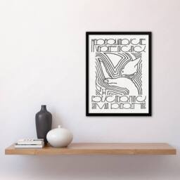 Artery8 Reijer Stolk Bird Feeding Hand Animal Protection Advert Framed Art in White - Size: A3 - thumbnail 2