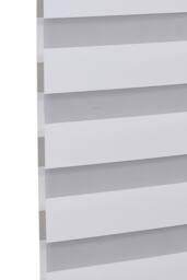 Living and Home Day & Night Zebra Roller Blinds Dual Layer Light Filtering & Privacy Window Shades in White - Size: 90 cm width x 150 cm drop - thumbnail 6