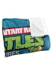 Teenage Mutant Ninja Turtles TMNT Comic Cover No.21 Silky Touch Super Soft Throw Blanket 152 X 127 cm in White - thumbnail 3