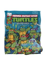 Teenage Mutant Ninja Turtles TMNT Comic Cover No.21 Silky Touch Super Soft Throw Blanket 152 X 127 cm in White - thumbnail 2