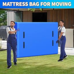 SPETLEK Mattress Bag for Moving & Storage 8 Handles & Zipper in Blue - thumbnail 6
