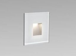 Netlighting Dart Outdoor LED Recessed Wall Light White 2W 2700K IP65 - thumbnail 1