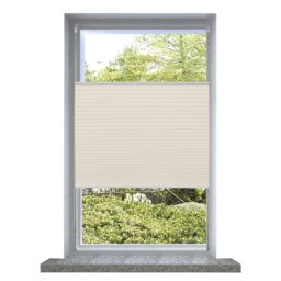 Berkfield Home Plisse Blind 40x200cm Creme in Cream - Size: 40x200 cm