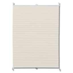 Berkfield Home Plisse Blind 40x200cm Creme in Cream - Size: 40x200 cm - thumbnail 2