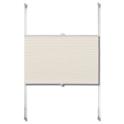Berkfield Home Plisse Blind 40x200cm Creme in Cream - Size: 40x200 cm - thumbnail 4