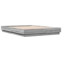 Berkfield Home Bed Frame without Mattress Grey Sonoma 150x200 cm King Size - thumbnail 3