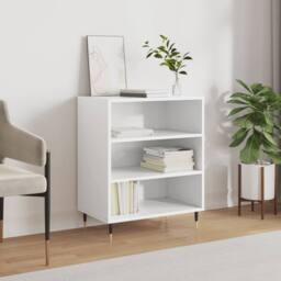 Berkfield Home Sideboard White 57x35x70 cm Engineered Wood - Size: 57 x 35 x 70 cm - thumbnail 2