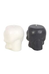 KDMD Set of 12 Opium & White Sage Skull Candles in Display - thumbnail 4