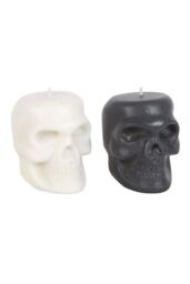 KDMD Set of 12 Opium & White Sage Skull Candles in Display - thumbnail 3