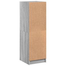 Berkfield Home Highboard with Glass Doors Grey Sonoma 35x37x109 cm - Size: 35 x 37 x 109 cm - thumbnail 8