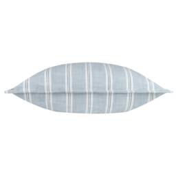 Wylder Abersoch Stripe 100% Cotton Cushion in Blue - Size: 50 cm x 50 cm - thumbnail 3