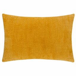 Yard Osaka Textured Chenille Cushion in Yellow - Size: 40 cm x 60 cm - thumbnail 1