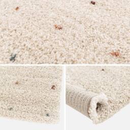 sweeek Rug With Small Colourful Polka Dots in Cream - Size: 120 cm x 170 cm - thumbnail 2