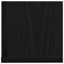 Berkfield Home Wall Shelves 2 pcs Black 75x16.5x16.5 cm Engineered Wood - thumbnail 6