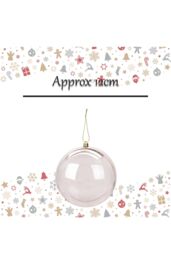 VFM e-Store Christmas Bauble Decoration Hanging Tree Ornament X 1 12cm Rose Gold - thumbnail 2