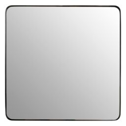Orsina Candi Cindy Gold Finish Squared Wall Mirror in Black - thumbnail 6