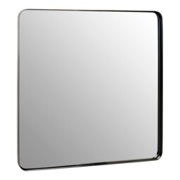 Orsina Candi Cindy Gold Finish Squared Wall Mirror in Black - thumbnail 2