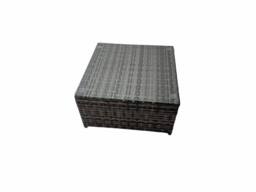 Fimous Garden Furniture Sofa Set with2 Small Stools 2 Chair Side Table in Dark Grey - thumbnail 3
