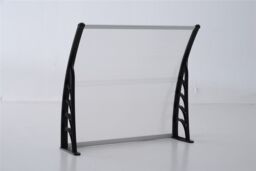 Gr8 Garden Front Canopy Porch Rain Protector Awning Lean-To Roof Shelter 80 X 120cm in Clear - Size: 80 X 120 cm - thumbnail 2