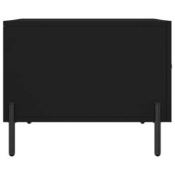 Berkfield Home Coffee Tables 2 pcs Black 50x50x40 cm Engineered Wood - Size: 50 x 50 x 40 cm - thumbnail 8