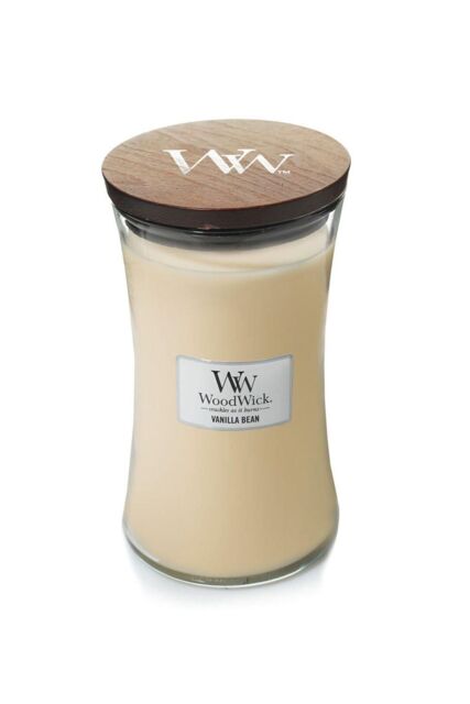 Woodwick Women's Vanilla Bean Large Candle in Cream - image 1