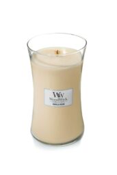 Woodwick Women's Vanilla Bean Large Candle in Cream - thumbnail 2