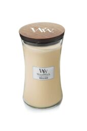 Woodwick Women's Vanilla Bean Large Candle in Cream - thumbnail 1