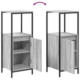 Berkfield Home Modern 3 Piece Bathroom Furniture Set in Grey Sonoma Engineered Wood - thumbnail 9