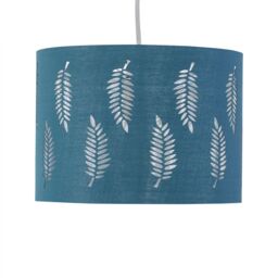 First Choice Lighting Fern - Teal Cut Out 30cm Pendant Lightshade - thumbnail 2