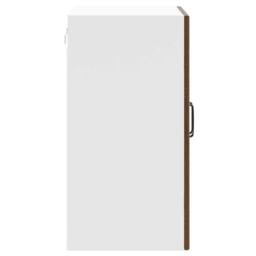 Berkfield Home Kitchen Wall Cabinet with Glass Door Lucca Brown Oak Engineered Wood - thumbnail 8