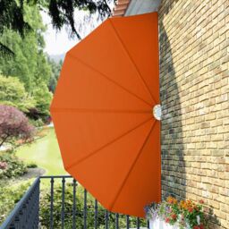 Berkfield Home Collapsible Terrace Side Awning Terracotta 200 cm in Brown - thumbnail 4