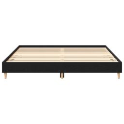 Berkfield Home Bed Frame Black Oak 180x200 cm Engineered Wood - thumbnail 5