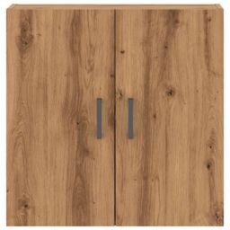 Berkfield Home Wall Cabinet Artisan Oak 60x31x60 cm Engineered Wood in Brown - Size: 60 x 31 x 60 cm - thumbnail 4